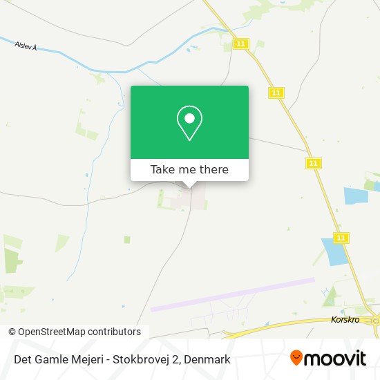 Det Gamle Mejeri - Stokbrovej 2 map