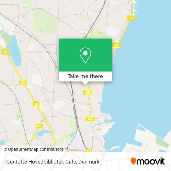 Gentofte Hovedbibliotek Cafe map