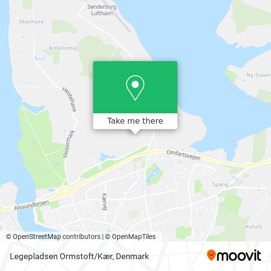 Legepladsen Ormstoft/Kær map