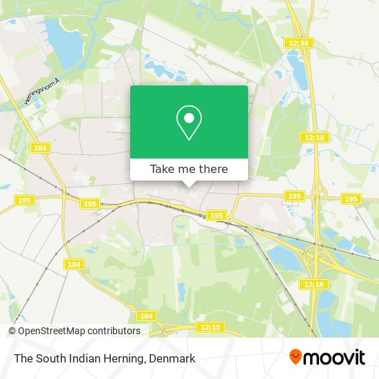 The South Indian Herning map