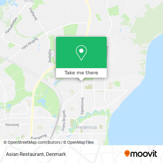 Asian Restaurant map