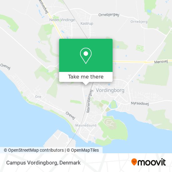 Campus Vordingborg map