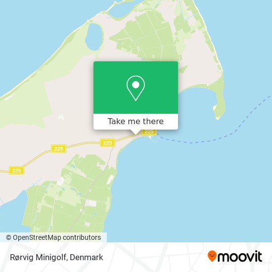 Rørvig Minigolf map