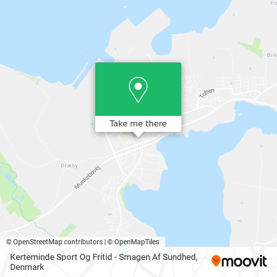 Kerteminde Sport Og Fritid - Smagen Af Sundhed map