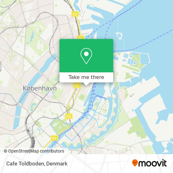Cafe Toldboden map