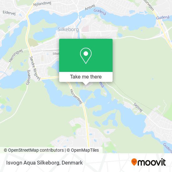 Isvogn Aqua Silkeborg map