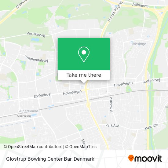 Glostrup Bowling Center Bar map