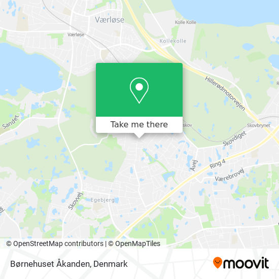 Børnehuset Åkanden map