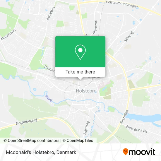 Mcdonald's Holstebro map