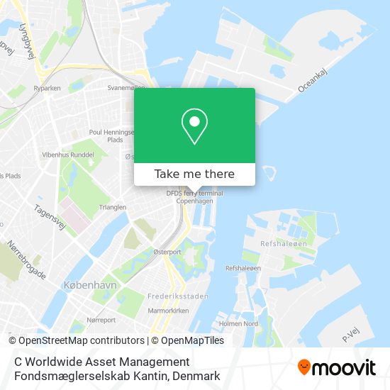 C Worldwide Asset Management Fondsmæglerselskab Kantin map