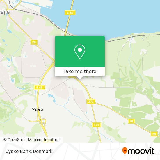 Jyske Bank map