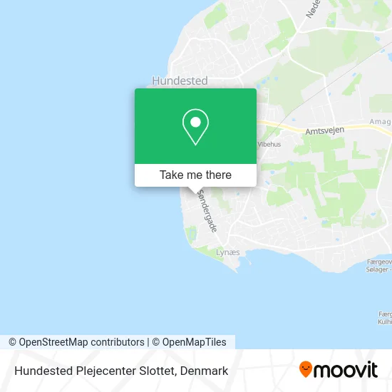 Hundested Plejecenter Slottet map