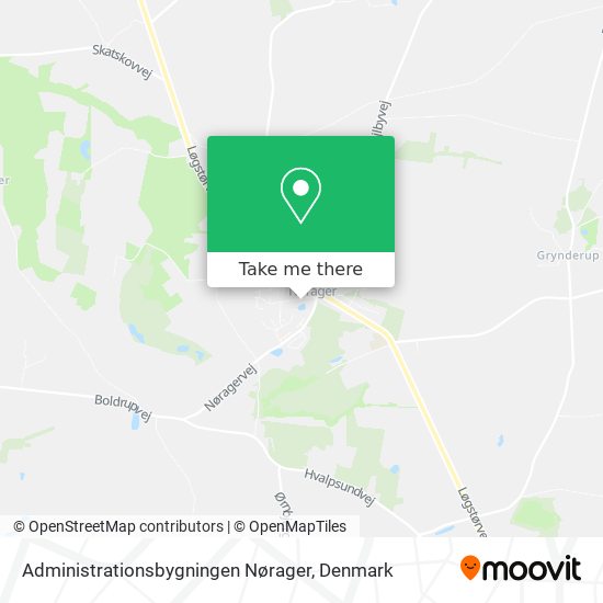 Administrationsbygningen Nørager map