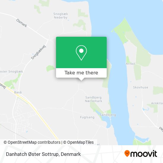 Danhatch Øster Sottrup map