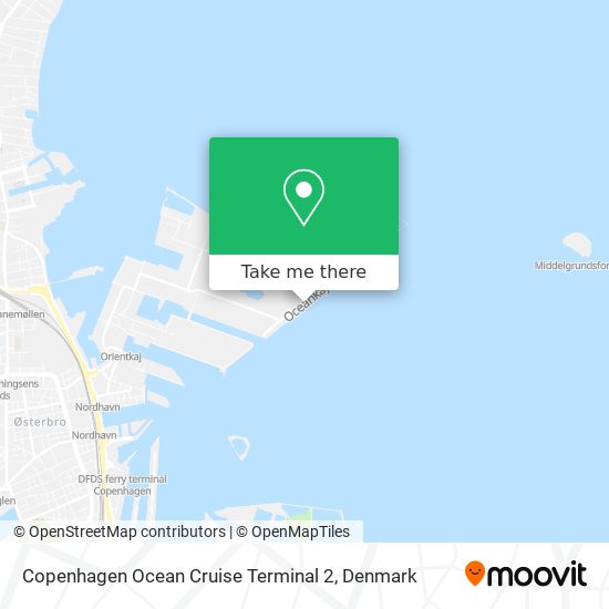 Copenhagen Ocean Cruise Terminal 2 map