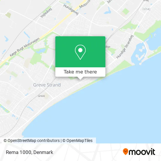 Rema 1000 map