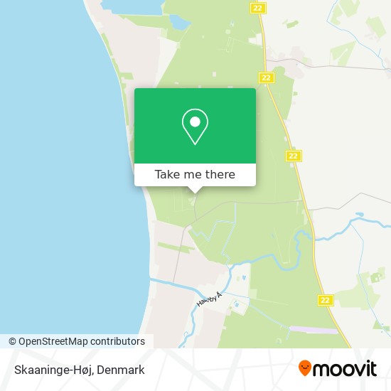 Skaaninge-Høj map