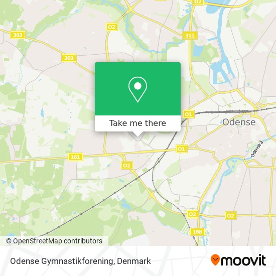 Odense Gymnastikforening map