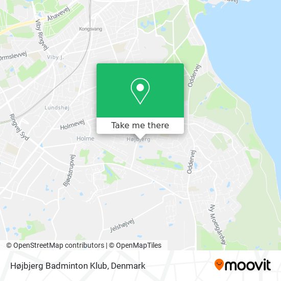Højbjerg Badminton Klub map