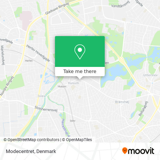 Modecentret map