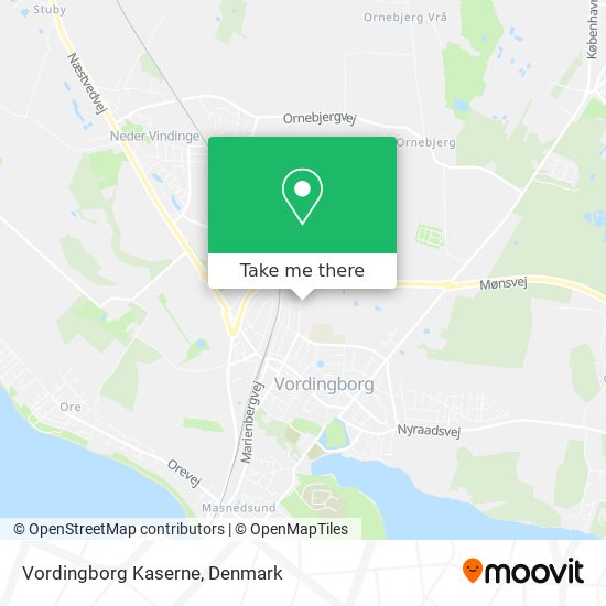 Vordingborg Kaserne map