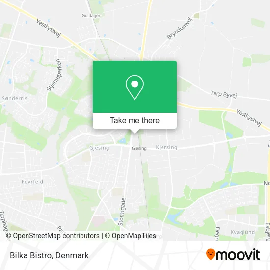Bilka Bistro map