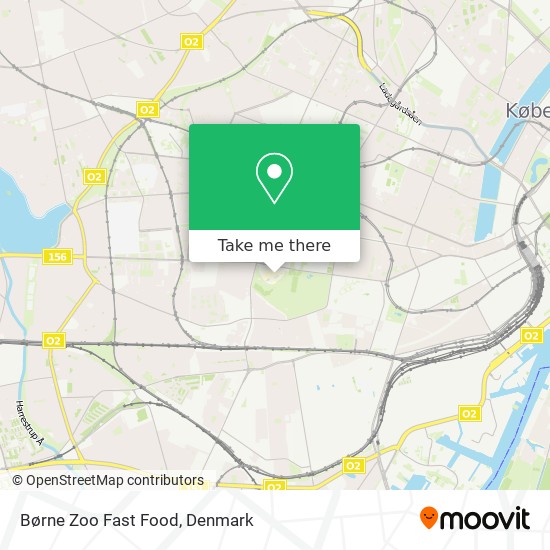 Børne Zoo Fast Food map