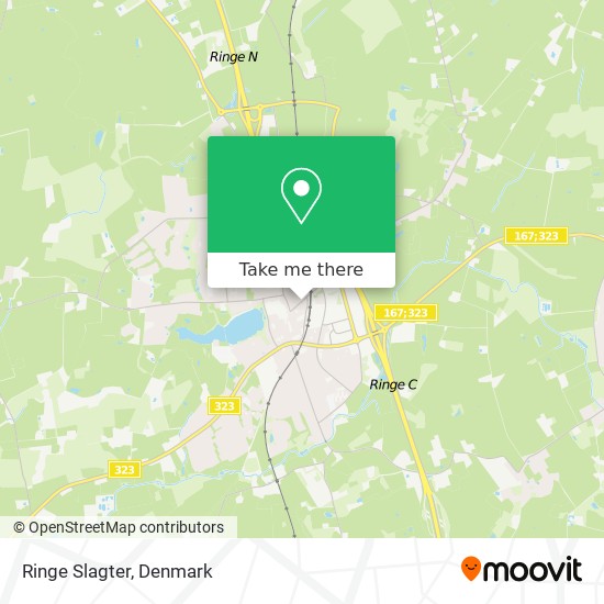 Ringe Slagter map