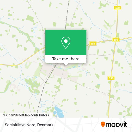 Socialtilsyn Nord map