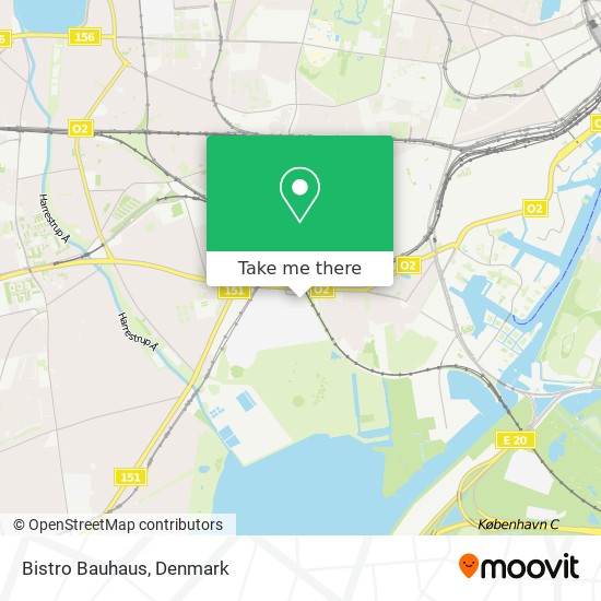 Bistro Bauhaus map
