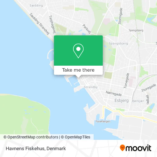 Havnens Fiskehus map