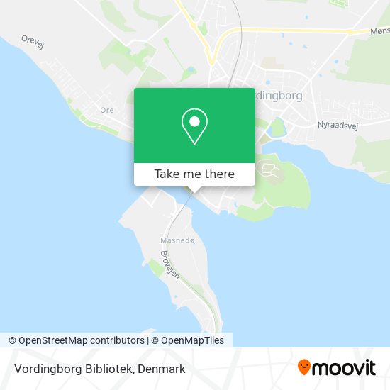 Vordingborg Bibliotek map