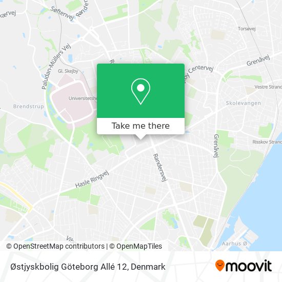 Østjyskbolig Göteborg Allé 12 map