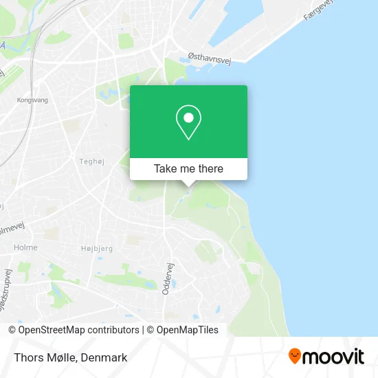 Thors Mølle map