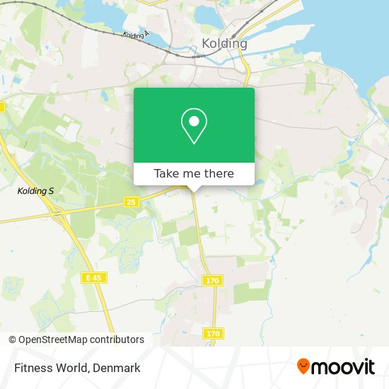 Fitness World map