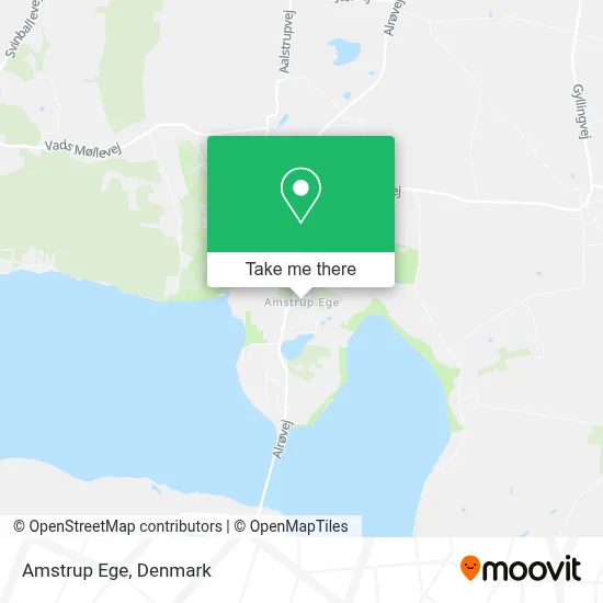 Amstrup Ege map