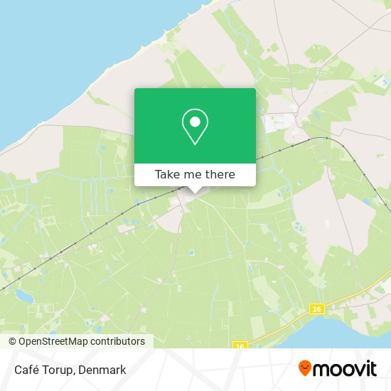 Café Torup map