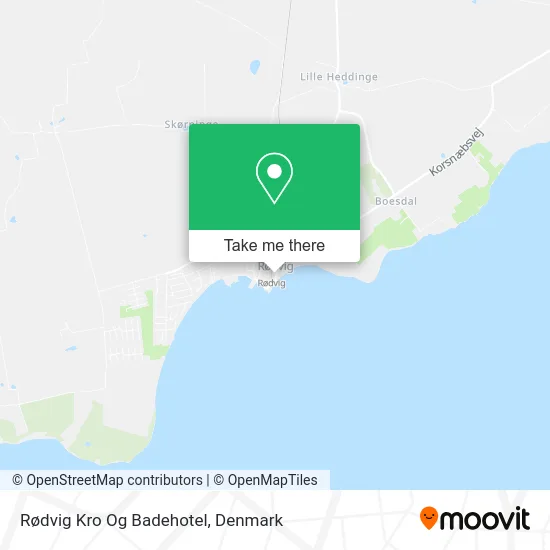 Rødvig Kro Og Badehotel map