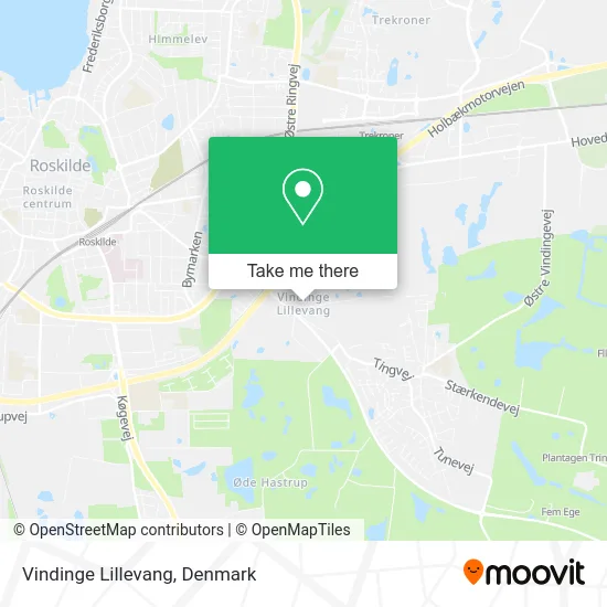 Vindinge Lillevang map