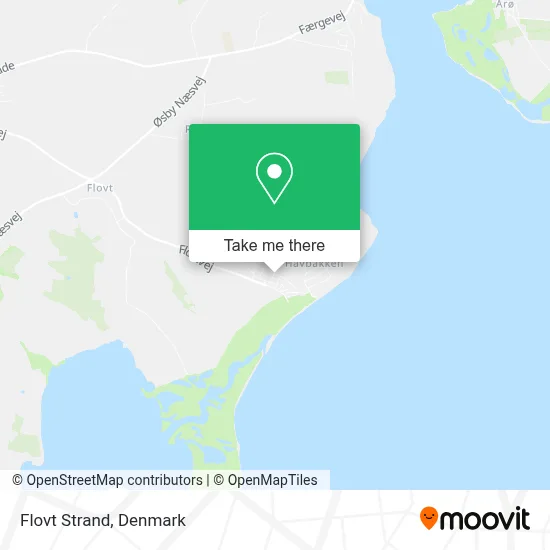 Flovt Strand map
