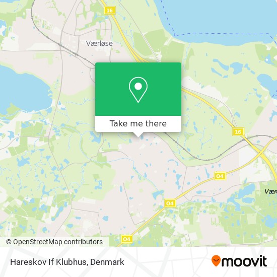 Hareskov If Klubhus map