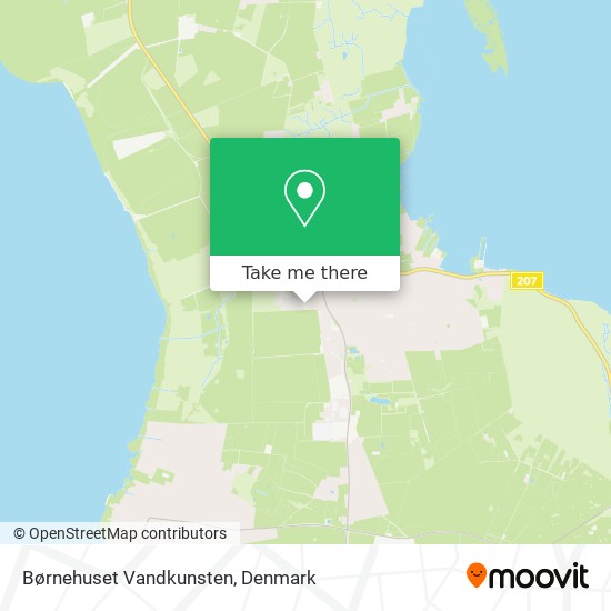 Børnehuset Vandkunsten map