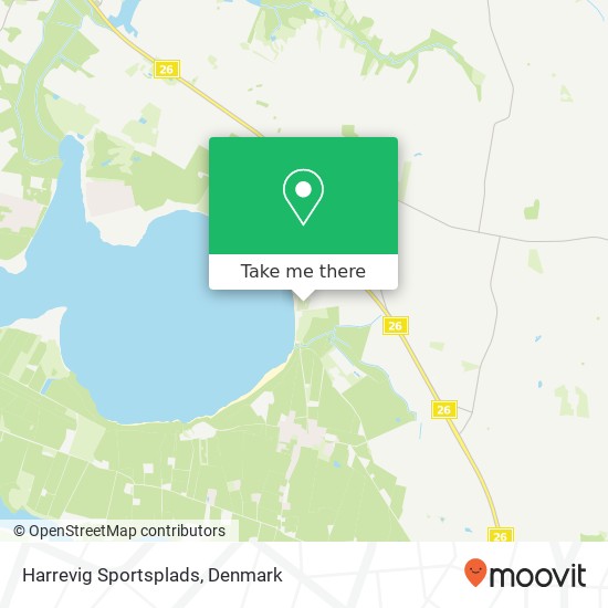 Harrevig Sportsplads map