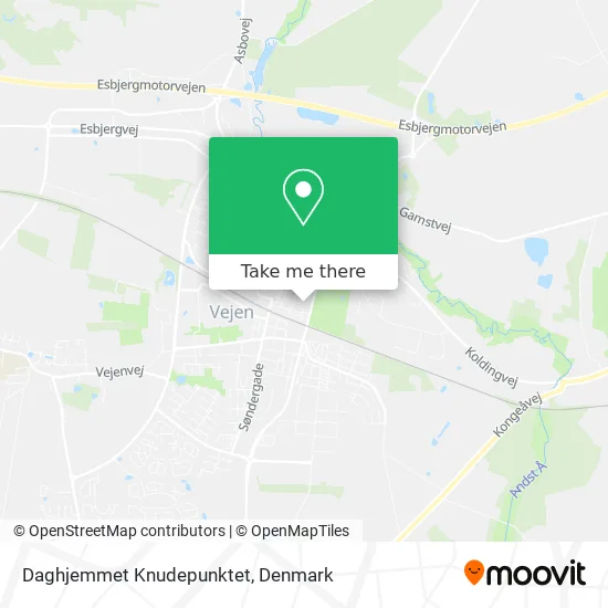Daghjemmet Knudepunktet map