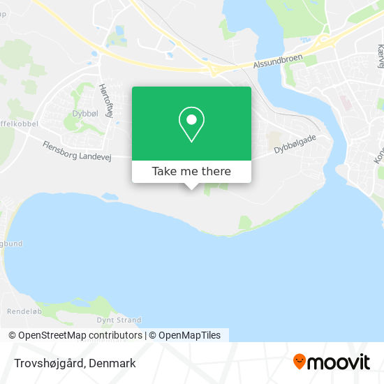 Trovshøjgård map