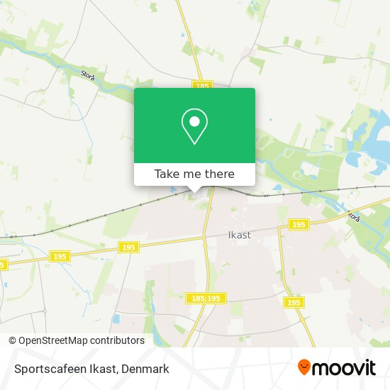 Sportscafeen Ikast map
