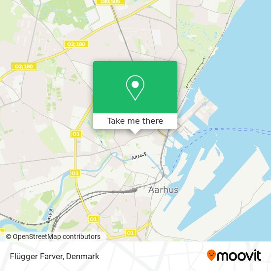 Flügger Farver map