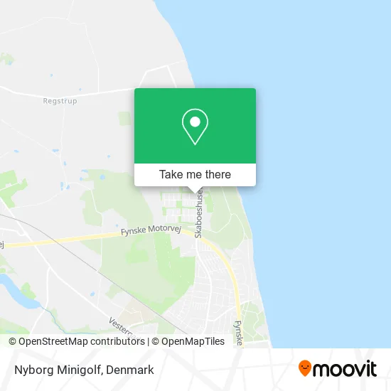 Nyborg Minigolf map