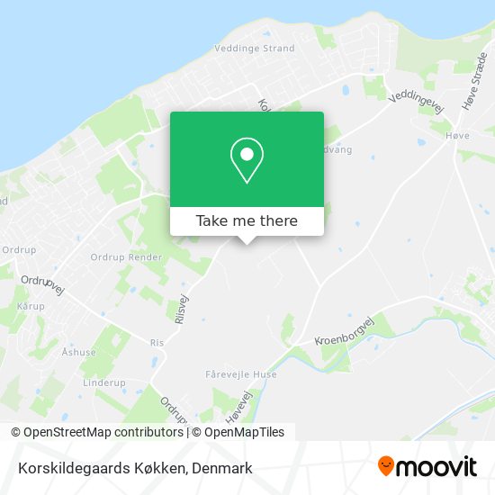 Korskildegaards Køkken map