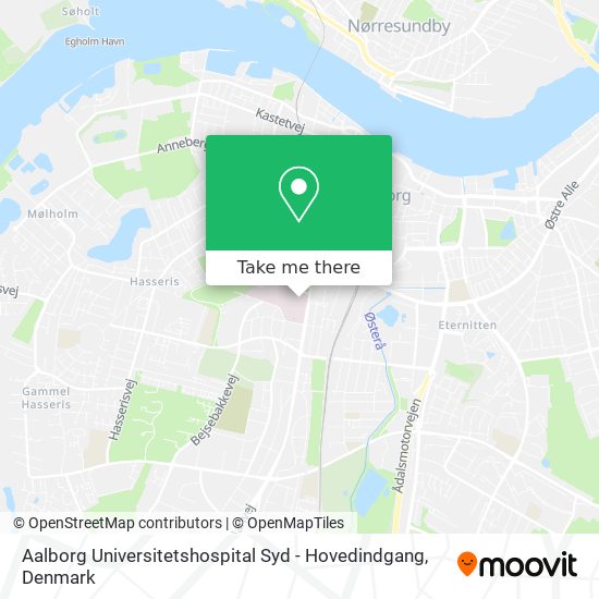 Aalborg Universitetshospital Syd - Hovedindgang map